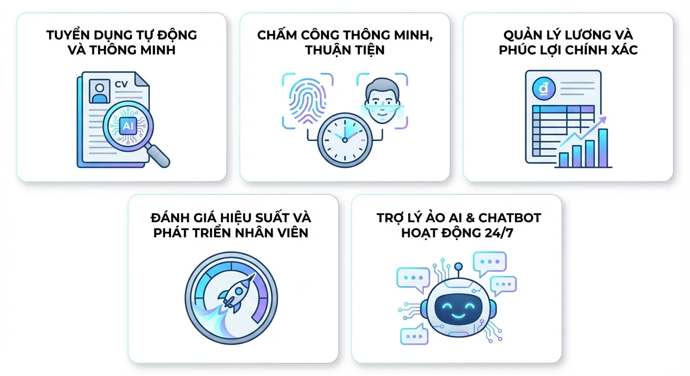 Ứng dụng ai tự động hóa quy trình nhân sự