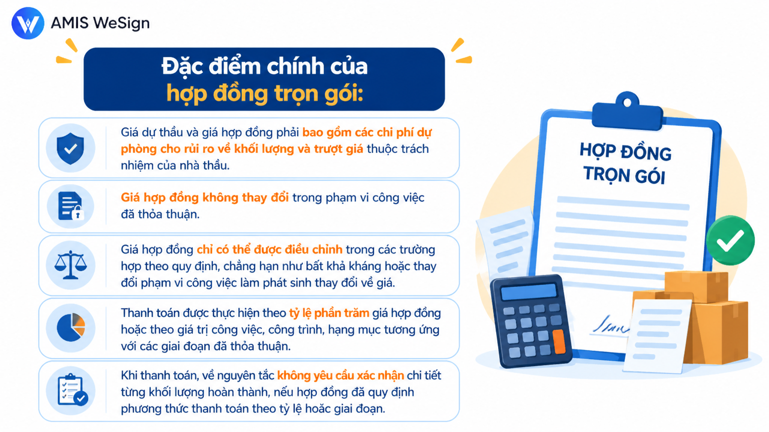 đặc điểm hợp đồng trọn gói