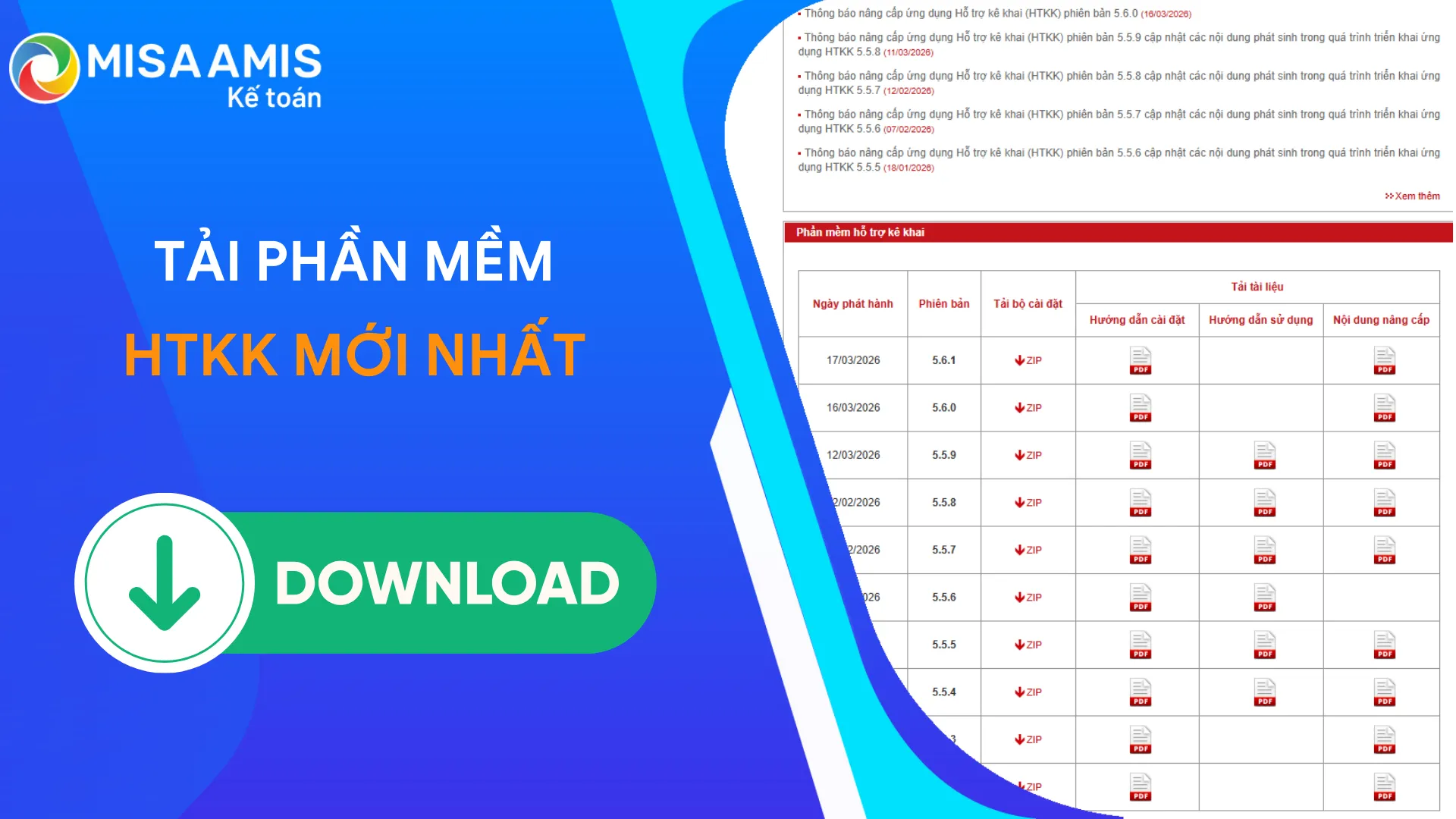 Phần mềm htkk phiên bản mới nhất