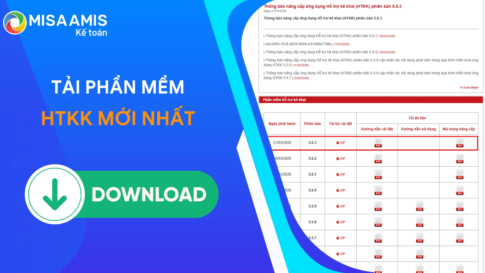 Phần mềm htkk bản mới nhất