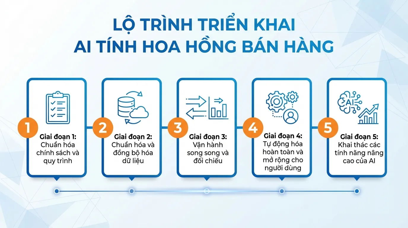 ứng dụng nền tảng ai trong tính hoa hồng bán hàng