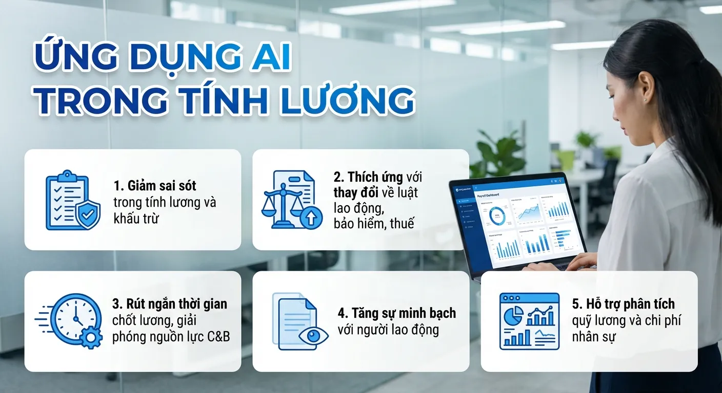 ứng dụng ai trong tính lương