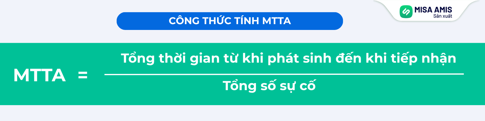 Công thức tính MTTA