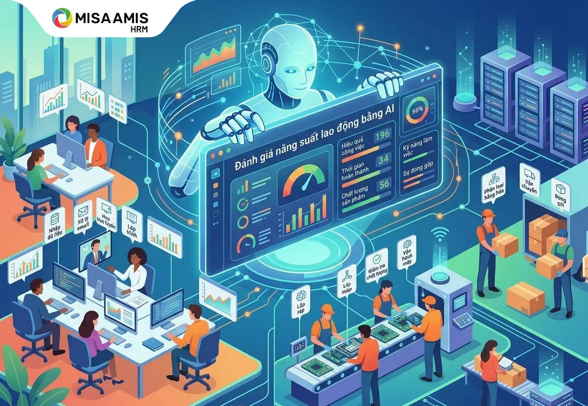 Triển khai AI đánh giá năng suất lao động