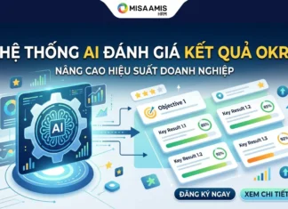 Hệ thống AI đánh giá kết quả OKR – Công cụ kiểm soát sức khỏe chiến lược và dự báo rủi ro Hệ thống AI đánh giá kết quả OKR