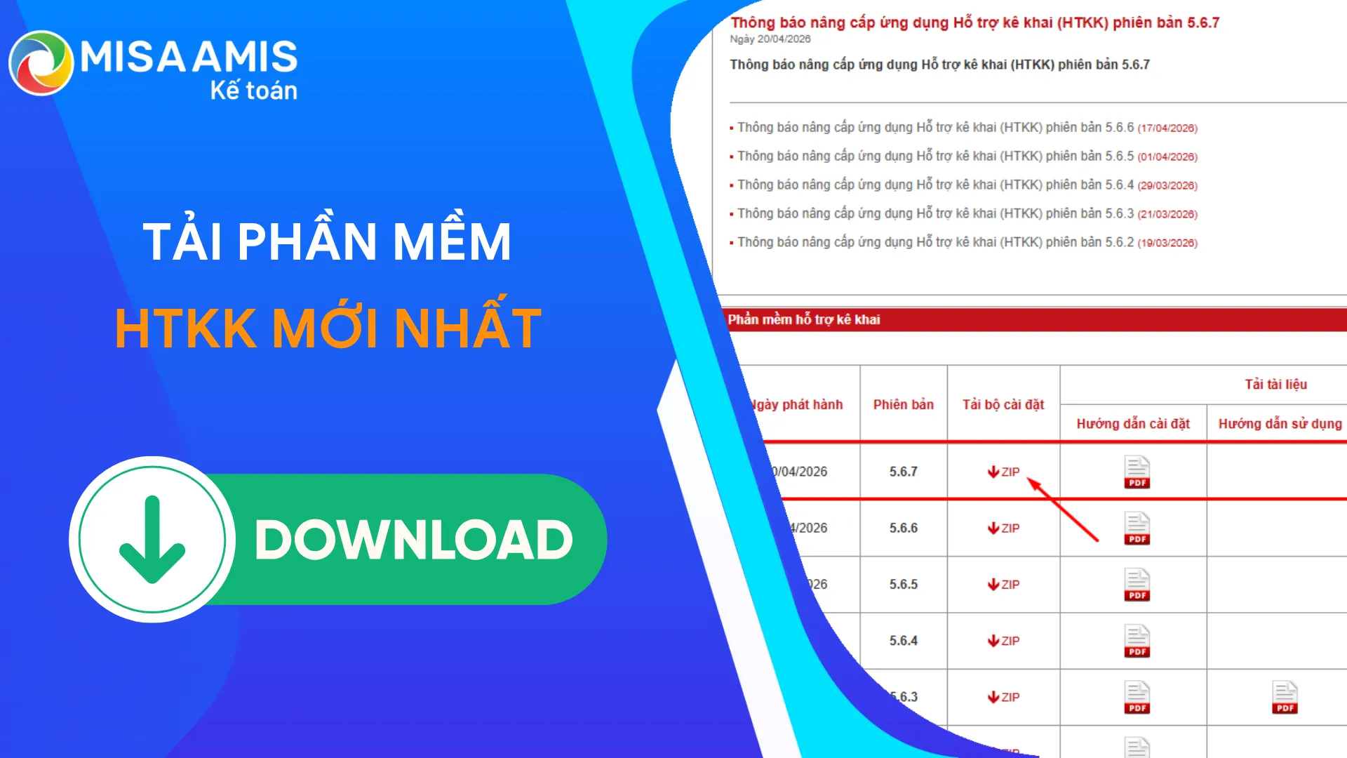 Phần mềm HTKK mới nhất