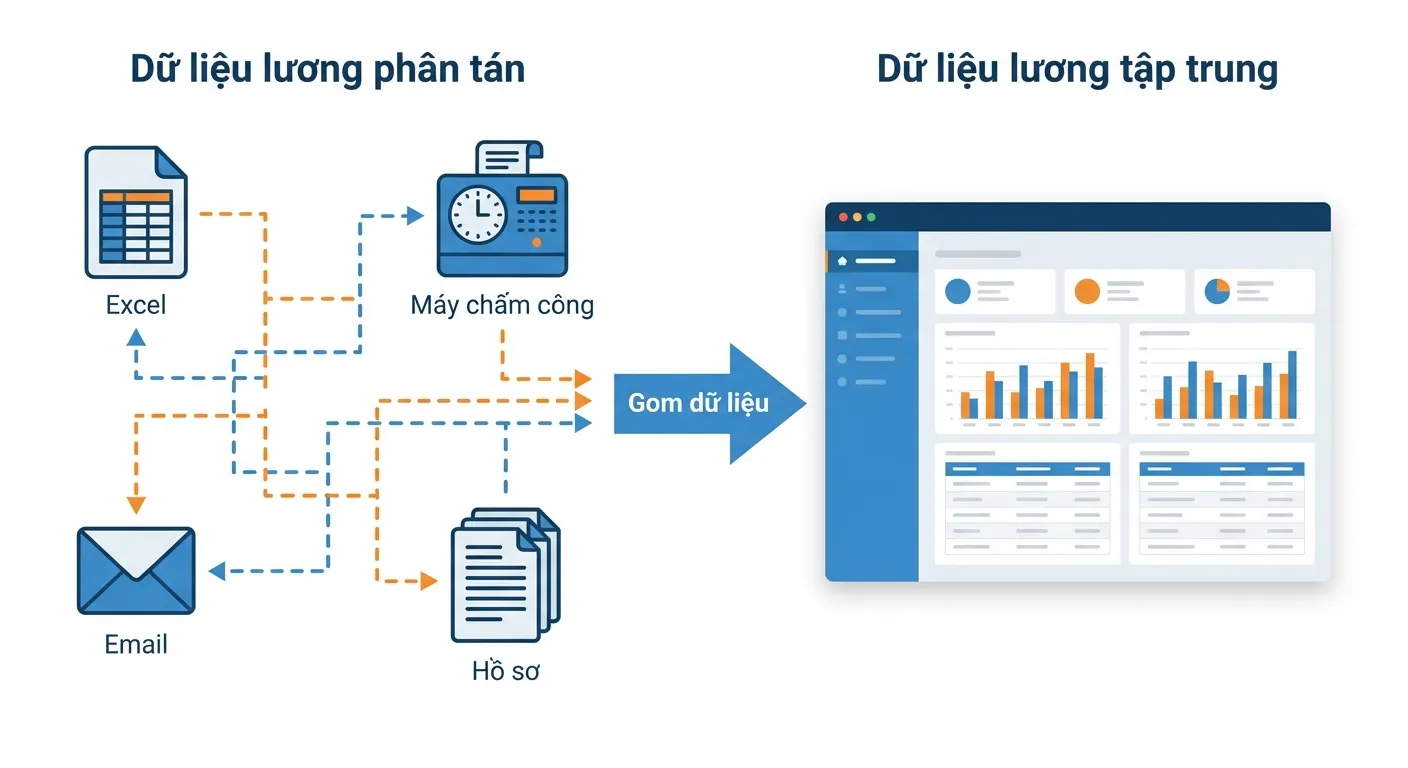 ứng dụng AI trong chuẩn hóa dữ liệu lương nhân sự
