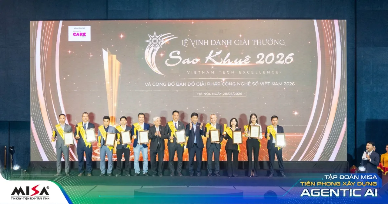 Toàn cảnh Lễ vinh danh và trao giải thưởng Sao Khuê.
