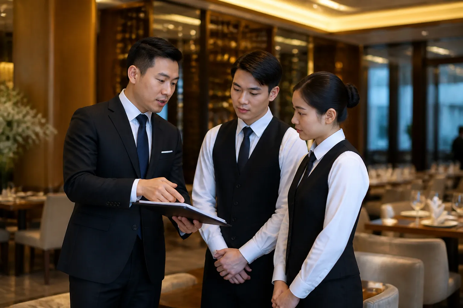 quản lý nhân viên nhà hàng