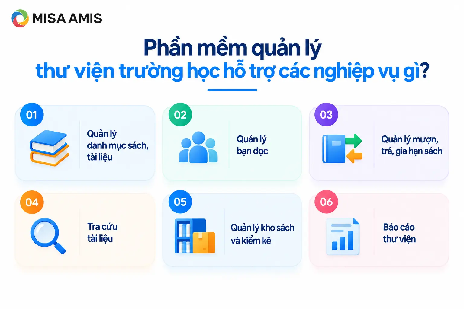 Phần mềm quản lý thư viện trường học là gì