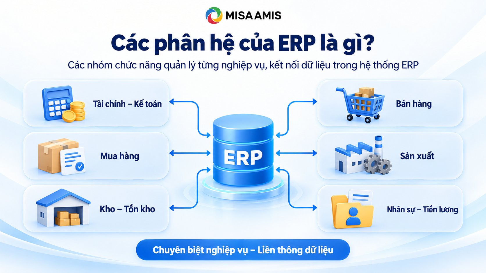 Các phân hệ của ERP là gì?