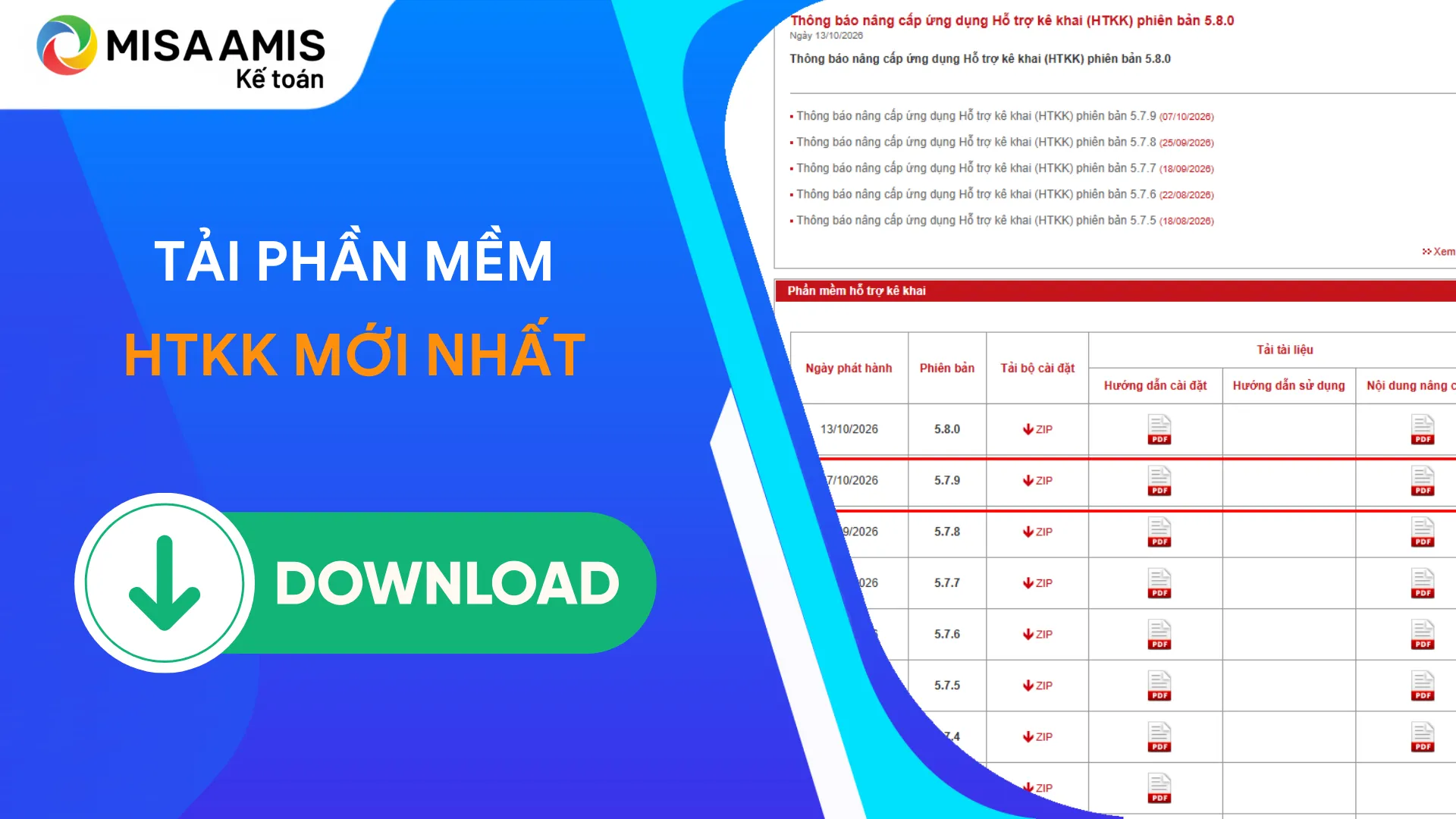 Tải HTKK mới nhất 2026